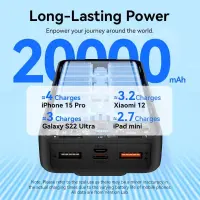 POWER BANK USB 20000MAH 22.5W/BLACK FHPB0 VENTION – pilt 12