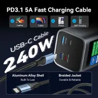 POWER BANK USB 27000MAH 140W/FKEH0 VENTION – pilt 9