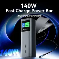 POWER BANK USB 27000MAH 140W/FKEH0 VENTION – pilt 11