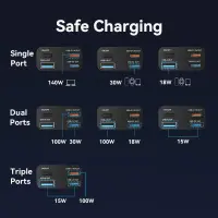 POWER BANK USB 27000MAH 140W/FKEH0 VENTION – pilt 13