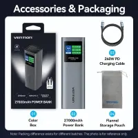 POWER BANK USB 27000MAH 140W/FKEH0 VENTION – pilt 19