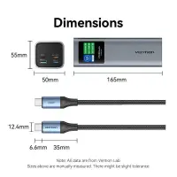 POWER BANK USB 27000MAH 140W/FKEH0 VENTION – pilt 20