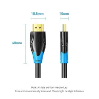 CABLE HDMI 15M/BLACK AACBN VENTION – pilt 10