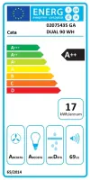 CATA GA DUAL 90 | Hood | Canopy | Energy efficiency class A++ | Width 90 cm | Touch sensitive | 805 m³/h | LED | Stainless steel