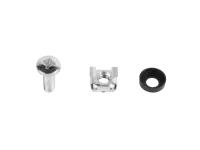 Lanberg | 19" Mounting screws set (basket, washer, screw), 10 pcs | AK-1304-S
