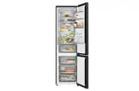 LG Refrigerator | GBBS726CEV | Energy efficiency class C | Free standing | Combi | Height 203 cm | Fridge net capacity 262 L | No Frost system | Freezer net capacity 113 L | Display | 34 dB | Essence Black Steel