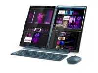 Lenovo Yoga Book 9 14IAH10 Intel | Tidal Teal | 2x14 " | OLED | Touchscreen | 2.8K WQXGA+ | 2880 x 1800 pixels | Intel Core Ultra 7 | 255H | 32 GB | Soldered LPDDR5X | Solid-state drive capacity 1000 GB | Intel Arc 140T GPU | Windows 11 Home | 802.11be | Bluetooth version 5.4 | Keyboard language English | Keyboard backlit | Warranty 24 month(s) | Battery warranty 12 month(s) – pilt 7