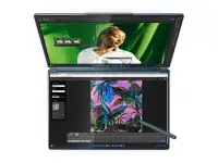 Lenovo Yoga Book 9 14IAH10 Intel | Tidal Teal | 2x14 " | OLED | Touchscreen | 2.8K WQXGA+ | 2880 x 1800 pixels | Intel Core Ultra 7 | 255H | 32 GB | Soldered LPDDR5X | Solid-state drive capacity 1000 GB | Intel Arc 140T GPU | Windows 11 Home | 802.11be | Bluetooth version 5.4 | Keyboard language English | Keyboard backlit | Warranty 24 month(s) | Battery warranty 12 month(s) – pilt 22