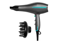 Cecotec Hair dryer | IoniCare 5300 Maxi Aura Black | 2200 W | Number of temperature settings 3 | Ionic function | Black/Grey | Diffuser nozzle