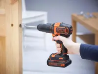 BLACK & DECKER Impact driver-drill | BDCHD18K-QW | 18 V | 1.5 Ah | Li-Ion – pilt 4