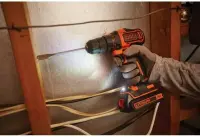 BLACK & DECKER 18V , 2x1.5 Ah Cordless drill driver | BDCDD186KB-QW