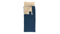 Outwell Contour Lux Deep Blue | Sleeping Bag | 220 x 85 cm | Temperature -19 to 15 °C | Right Zipper