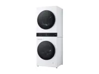 LG | Washing machine with dryer | WT1210WWF | Energy efficiency class A | Front loading | Washing capacity 12 kg | Depth 66 cm | 1400 RPM | Width 60 cm | Display | LED | Drying capacity 10 kg | Drying system | Steam function | Direct drive | White – pilt 2
