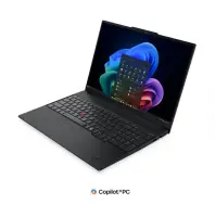 Lenovo ThinkPad E16 G4 Intel | Black | 16 " | IPS | WUXGA | 1920 x 1200 pixels | Anti-glare | Intel Core Ultra 7 | 355 | 16 GB | SODIMM DDR5 | Solid-state drive capacity 512 GB | Intel Graphics | Windows 11 Pro | 802.11be | Bluetooth version 5.4 | Keyboard language English | Keyboard backlit | Warranty 36 month(s) | Battery warranty 12 month(s)