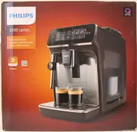 SALE OUT. Philips Coffee Maker | EP3329/70 Series 3300 | Pump pressure 15 bar | Built-in milk frother | Fully Automatic | 1500 W | Black | DAMAGED PACKAGING