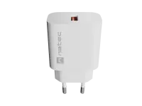 Natec Ribera USB Charger 1X USB-A 18W, White