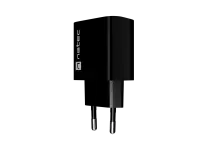 Natec Ribera USB Charger 1X USB-A + 1X USB-C 20W, Black – pilt 4