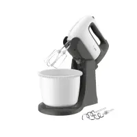 TEFAL | HT464138 Prep'Mix+ | Hand Mixer | 500 W | Number of speeds 5 | Turbo mode | White/Grey