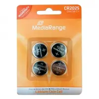 BATTERY LITHIUM CR2025 3V/4PCS MRBAT131 MEDIARANGE