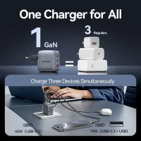 MOBILE CHARGER WALL 3PORT/70W FEXH0-EU VENTION – pilt 12
