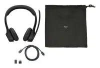 Logitech Zone 305 Kõrvaklapp Juhtmevaba Peavõru Kontor/kõnekeskus Bluetooth Must – pilt 4