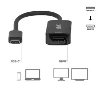 CLUB3D CAC-2505 videokaabliadapter 0,12 m USB tüüp-C HDMI + USB Must – pilt 10