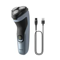 Philips X3063/00 raseerija mehele Pöörlevad terad Trimmer Must, Sinine – pilt 3