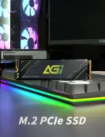 SSD|AGI|600xTBW rating|MTBF 1600000 h|Read speed 4700 MB/s|Write speed 2800 MB/s|NVMe Yes|PCI Express 4.0|M.2|1000 GB|AGI1T0G43AI818-CB