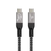 Cablexpert Premium USB4 Type-C charging and data cable, 40 Gbps, 240 W, 0.5 m | CCBP-USB4-CMCM240-0.5M