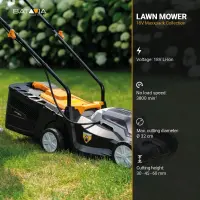 Batavia B.V. 18V Cordless Lawn Mower, 32 cm, Without battery and charger | Mowing Area 200 m² – pilt 4