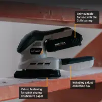Batavia B.V. 18V Cordless Detail Sander – pilt 13