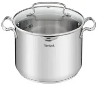 TEFAL | Pot | G7197955 Duetto+ | 6.1 L | Stainless steel | Dishwasher proof | Lid included | Stainless steel