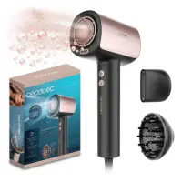 Cecotec Hair dryer | DryGlam Nano Plasma | 1600 W | Number of temperature settings 3 | Ionic function | Black/Rose Gold | Diffuser nozzle – pilt 9