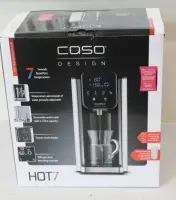 SALE OUT. Caso 01875 HOT 7 Turbo Hot water dispenser, Capacity 2.7 L, Black/Stainless Steel | SALE OUT. Caso Turbo Hot Water Dispenser | Hot7 | Water Dispenser | 2200 W | 2.7 L | Plastic/Stainless Steel | Black/Stainless Steel | UNPACKED, USED