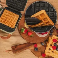 Cecotec Sandwich Maker | Rock'nToast Retro One Yellow Retro-style | 700 W | Number of plates 3 | Yellow – pilt 6