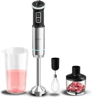 Cecotec Hand blender | Power Neutron 1100MAX Cream&Crush | Hand Blender | 1100 W | Number of speeds Adjustable | Turbo mode | Chopper | Black/Silver – pilt 5