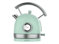 Cecotec Kettle | ThermoSense 420 Vintage | 2200 W | Electric | 1.8 L | Stainless steel | 360° rotational base | Light Green