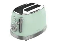 Cecotec Toaster | Toast&Taste 800 Vintage | Power 850 W | Number of slots 2 | Housing material Stainless steel | Light Green