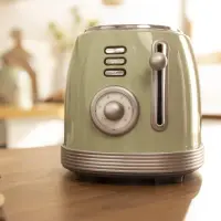Cecotec Toaster | Toast&Taste 800 Vintage | Power 850 W | Number of slots 2 | Housing material Stainless steel | Light Green – pilt 4