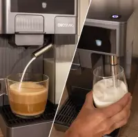 Cecotec Coffee machine | FreeStyle Latte T | Pump pressure 20 bar | Built-in milk frother | Automatic | Grey | 1350 W