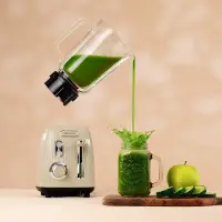 Cecotec Blender | Power Black Titanium RetroGreen | Tabletop | 1200 W | Jar capacity 1.5 L | Jar material Glass | Green