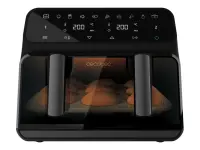 Cecotec Double hot air fryer | Cecofry Advance 9000 Window | Power 2200 W | Capacity 9 L | Black