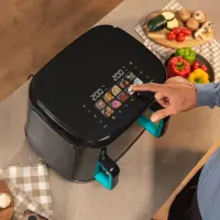 Cecotec Double hot air fryer | Cecofry&Grill Smokin'Prime 11000 | Power 2800 W | Capacity 11 L | Black – pilt 4