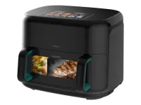 Cecotec Double hot air fryer | Cecofry&Grill Smokin'Prime 11000 | Power 2800 W | Capacity 11 L | Black