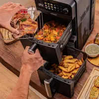 Cecotec Double hot air fryer | Cecofry DuoLevel 10000 | Power 2400 W | Capacity 10 L | Black – pilt 4