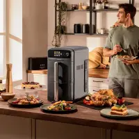 Cecotec Double hot air fryer | Cecofry DuoLevel 10000 | Power 2400 W | Capacity 10 L | Black – pilt 6