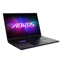 Gigabyte Aorus Master 16 8XJJ4EEE64SP | Black | 16 " | WQXGA | 2560 x 1600 pixels | 240 Hz | AMD Ryzen 9 | 8940HX | 32 GB | Solid-state drive capacity 1000 GB | NVIDIA GeForce RTX 5070Ti | GDDR7 | 12 GB | Windows 11 Pro | 802.11be | Bluetooth version 5.4 | Keyboard language English | Keyboard backlit | Warranty 24 month(s) | Battery warranty 12 month(s) – pilt 2