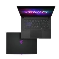Gigabyte Aorus Master 16 8XJJ4EEE64SP | Black | 16 " | WQXGA | 2560 x 1600 pixels | 240 Hz | AMD Ryzen 9 | 8940HX | 32 GB | Solid-state drive capacity 1000 GB | NVIDIA GeForce RTX 5070Ti | GDDR7 | 12 GB | Windows 11 Pro | 802.11be | Bluetooth version 5.4 | Keyboard language English | Keyboard backlit | Warranty 24 month(s) | Battery warranty 12 month(s) – pilt 7