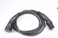 Evaka EV Charging Cable Type 2-Type 2, 22 kW, 32 A, 5 x 6 mm2, 1 x 0.5 mm2, 7 m | ITGAM3872 | Black