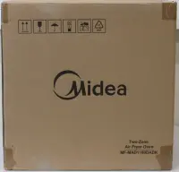 SALE OUT. Midea MAD1100DADK Air fryer digital,Two-zone cavity, 6.4L + 4.4L | Midea Two Zone Airfryer | MAD1100DADK | Power 1850 W | Capacity 4.4/6.4 L | Rapid Air technology | Black | SCRATCHED ITEM, WRONG SN ON PACKAGING